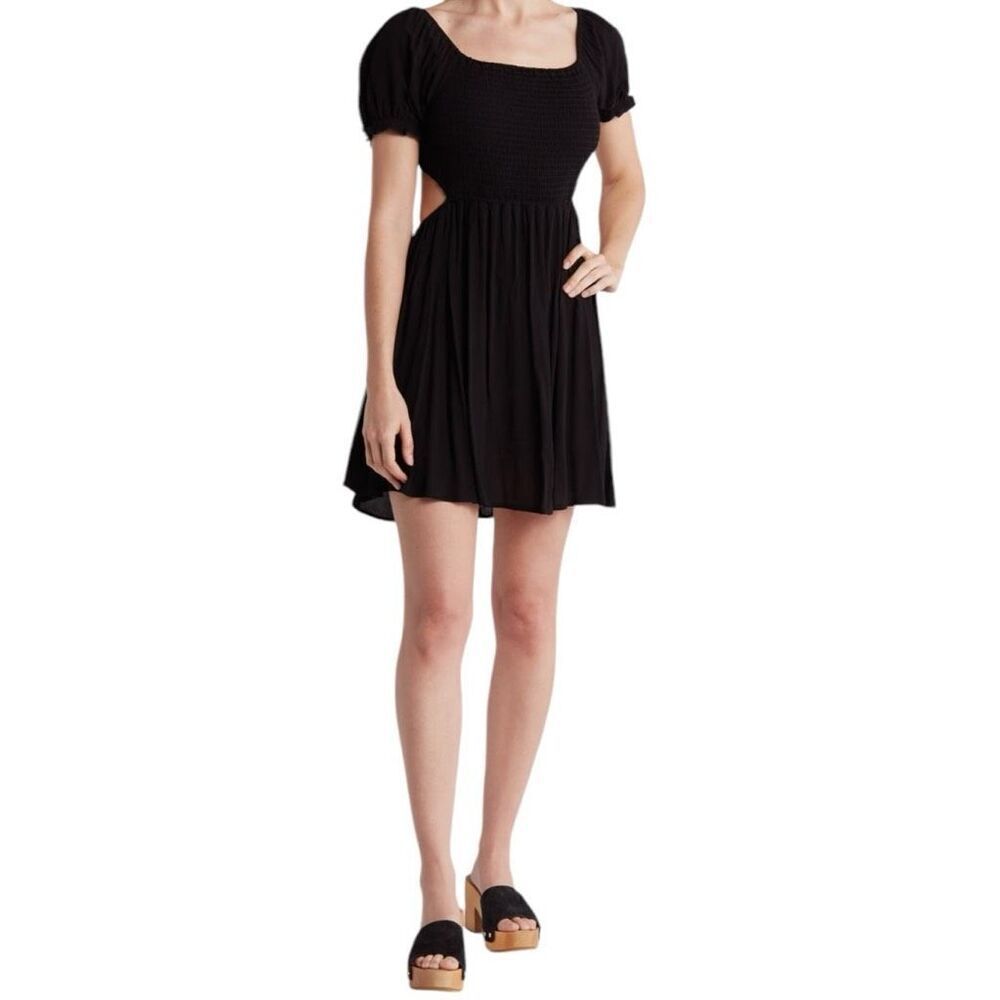 Rachel Parcell Open Back Smocked Minidress Size XS MSRP 89.00